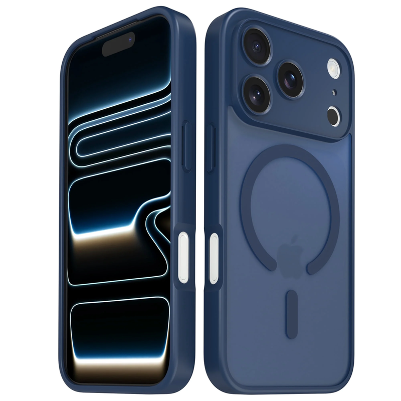 for Apple Iphone 17 Pro Case Magsafe, Magnetic Shockproof Translucent Back Slim