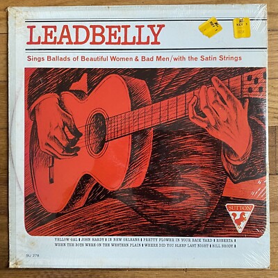 LEADBELLY Sings Ballads Beautiful Women - ORIGINAL MONO Sutton BLUES Lp - SEALED