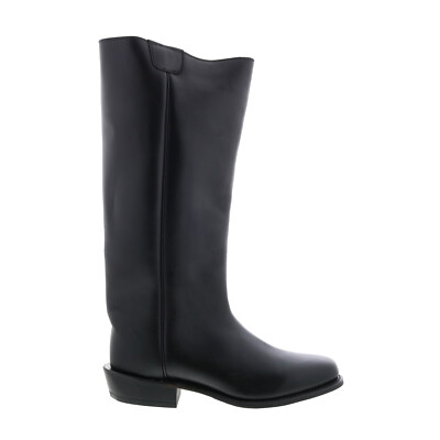 Abilene Boots 8220 Мужские черные кожаные ковбойские сапоги в стиле вестерн без шнуровки