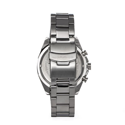 Pre-owned Morphic M94 Series Chronograph Bracelet Watch W/date - Grey