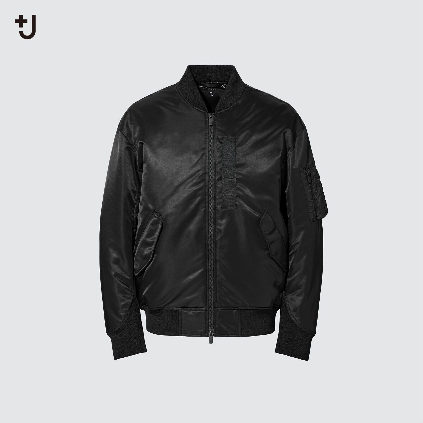 Very Rare Uniqlo +J Jil Sander Black Nylon MA-1 Jacket 4XL Very Rare Uniqlo +J Jil Sander Black Nylon MA-1 Jacket 4XL