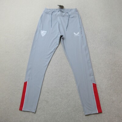 Sevilla FC Training Pants Mens Medium Grey Castore Football Joggers Trousers NWT