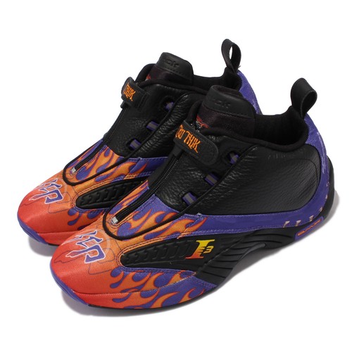 Мужские баскетбольные кроссовки Reebok Answer IV 4 Hot Rod Iverson Black Blue Fire FY9689