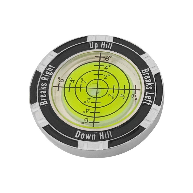 Golf Green Reader Pro Putt Golf Ball Marker round Bubble Level High Precision