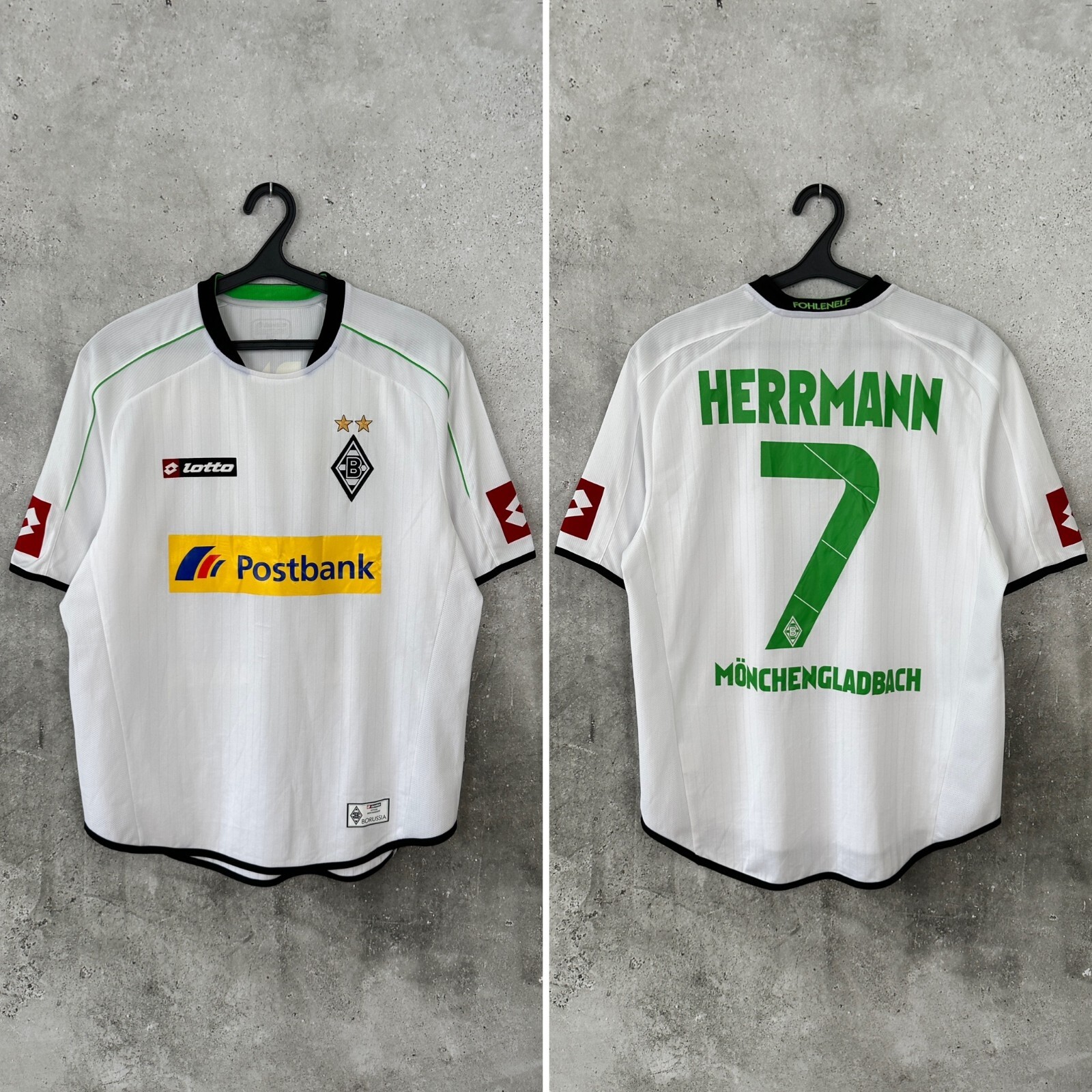lotto - ボルシア　メンヘングラードバッハ　2012/13 3rd　新品タグ付き Borussia Monchengladbach MGB 2012 2013 Lotto football shirt