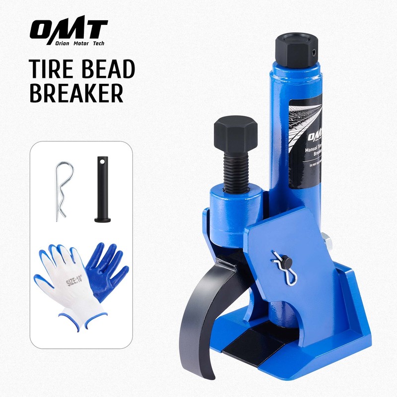 OMT Manual Tire Bead Breaker for Truck ATV 14 Ply Farm Tractor Backhoe & More