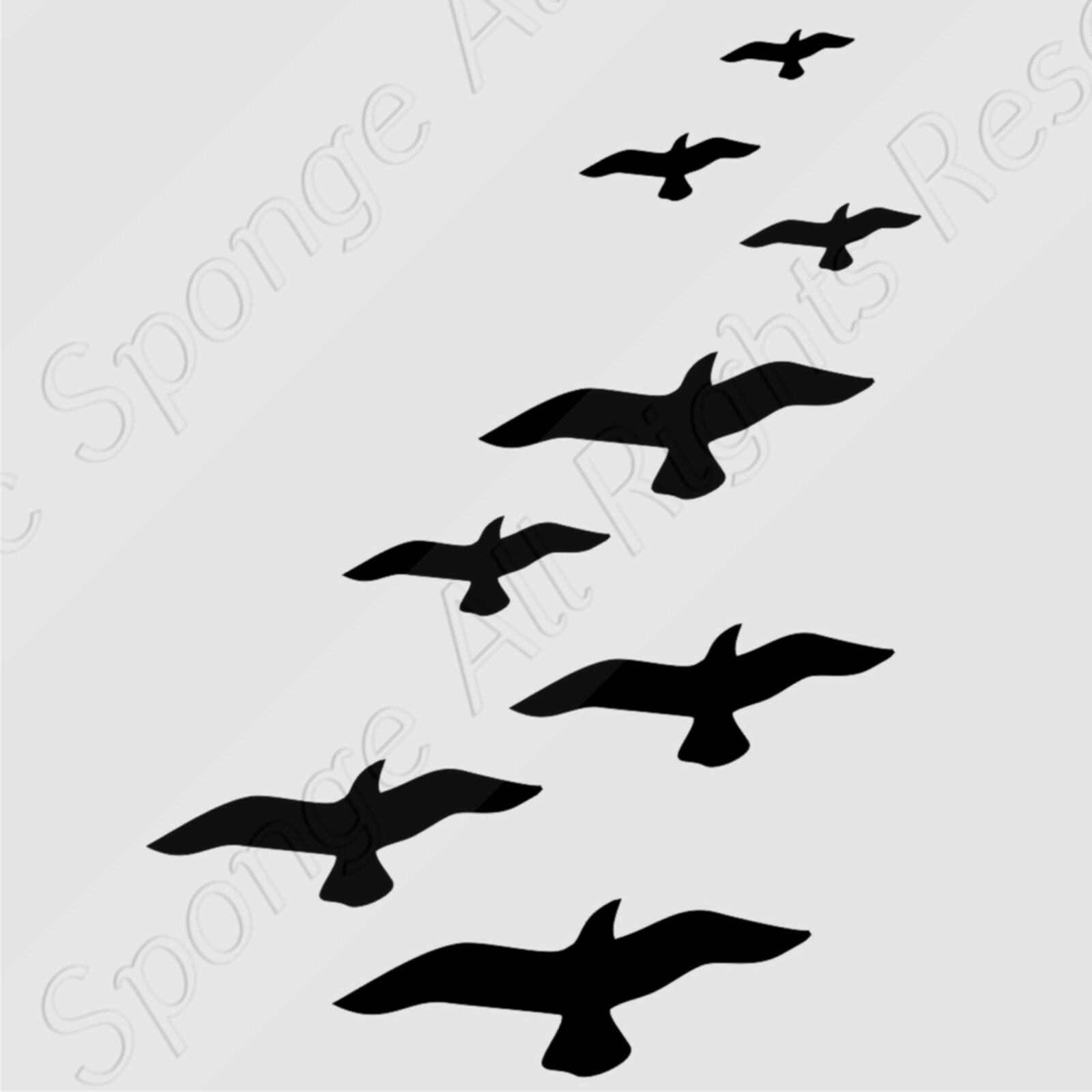 flying-birds-reusable-stencil-a3-a4-a5-romantic-shabby-chic-craft-diy-bird118-ebay