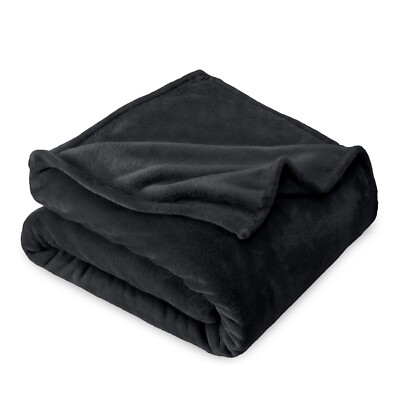 Bare Home Microplush Fleece Blanket - Lightweight & Ultra Soft