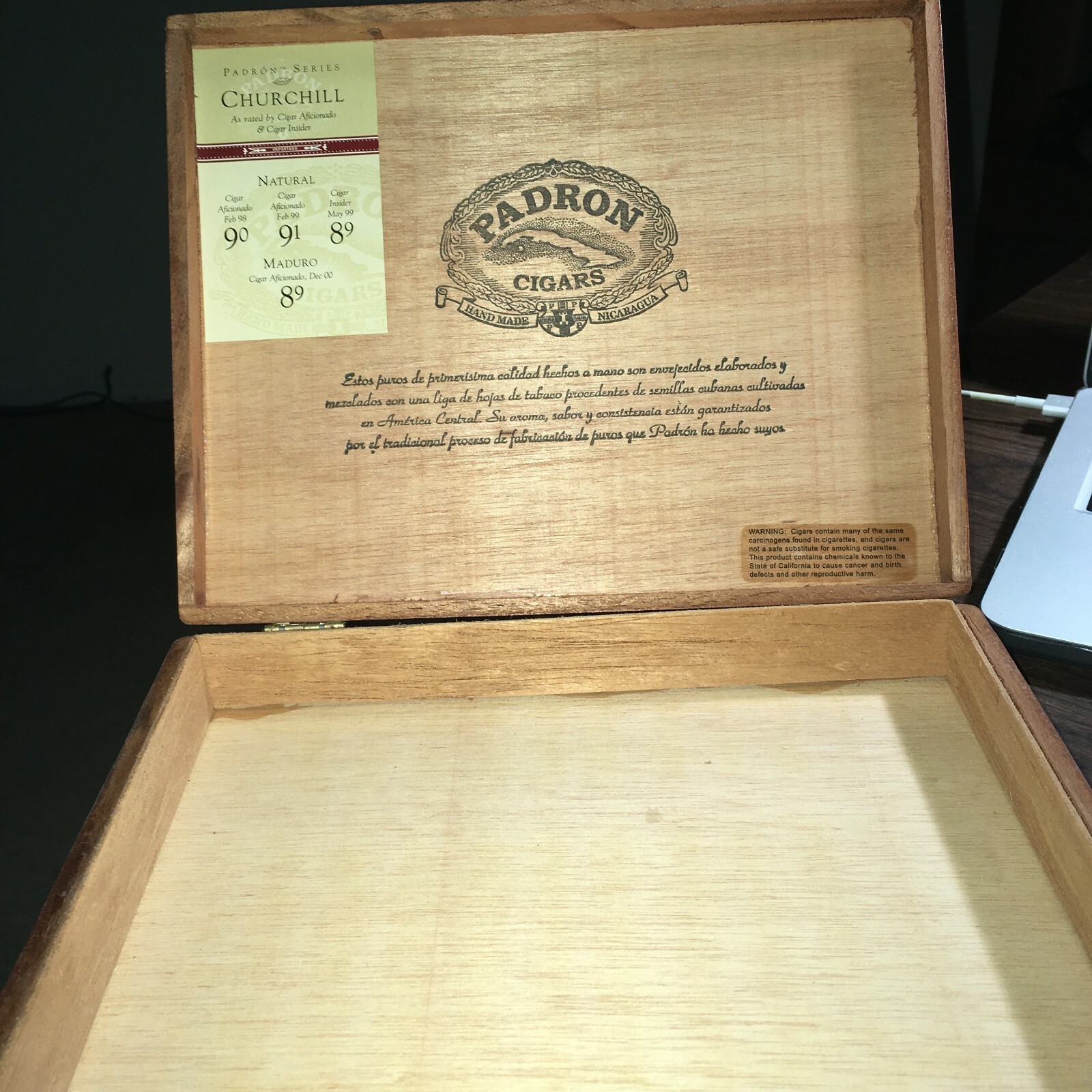 Купить Коробки для сигар Padron Empty Wooden Cigar Box! в интернет ...