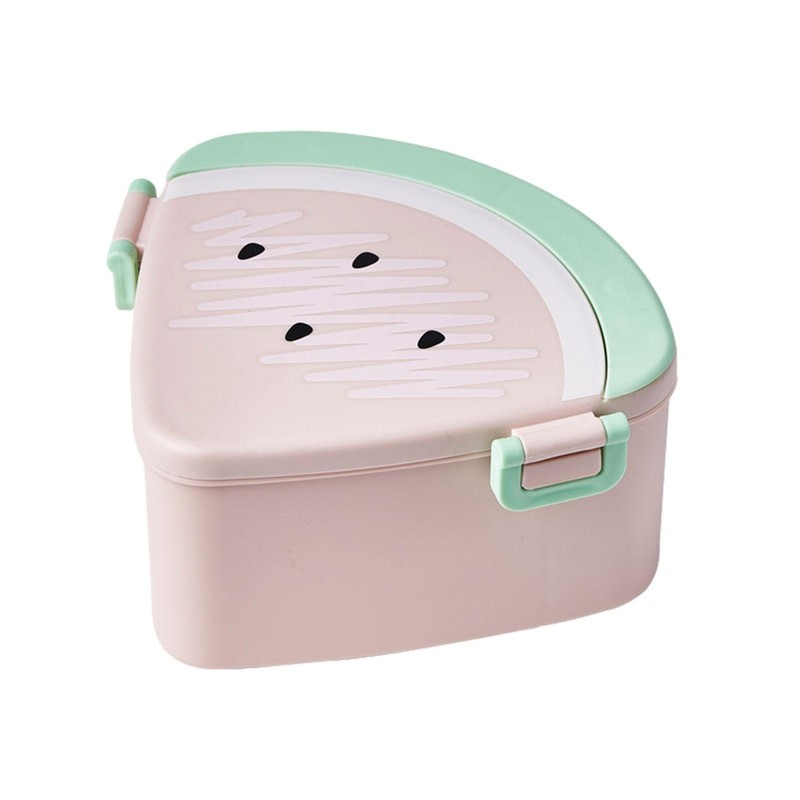 Lunch Box For Kids Adults Food Container Picnic Bento Storage Box 3 Compartments