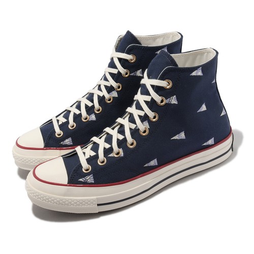 Converse Chuck 70 Высокий морской флаг Темно-синяя мужская повседневная обувь унисекс A04965C