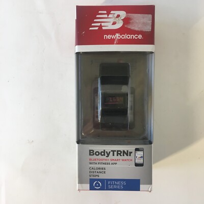 New Balance Body TRNr Bluetooth Smart Watch Fitness Tracker Midnight 52582NB
