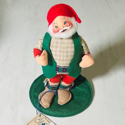 Annalee Christmas Doll NWT 1994  7'' Old World Alpine Santa Shepherd Missing Pole
