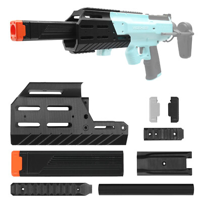 AKBM Extended Barrel Jacket Kit for Worker MOD Phoenix 2.0 Blaster Modify Toy