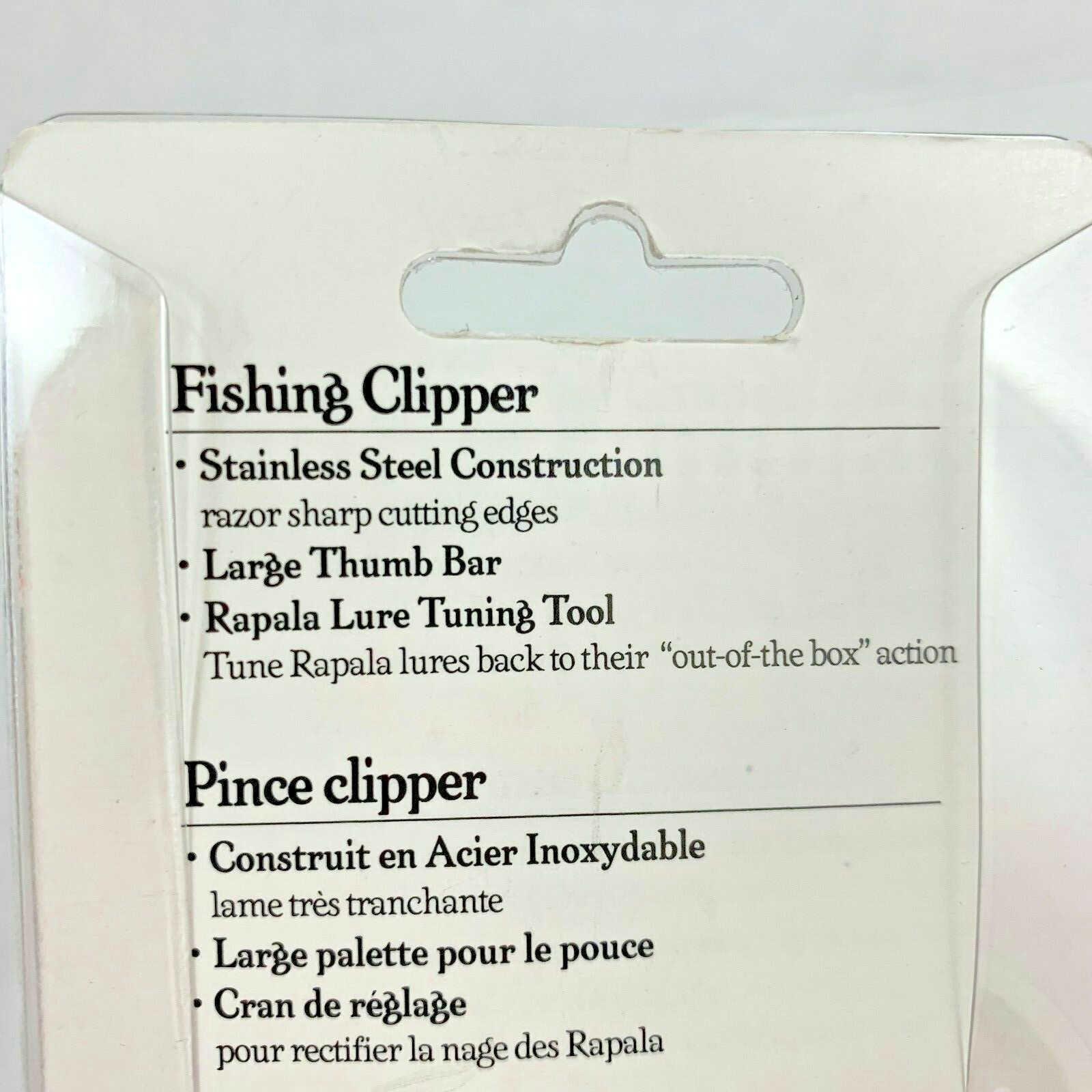 Rapala Stainless Steel Fishing Line Clipper Fishing Vest Pocket Size New