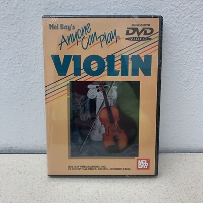 NEW MEL BAY Anyone Can Play Violin How To Video Lessons NEW FACTORY SEALED