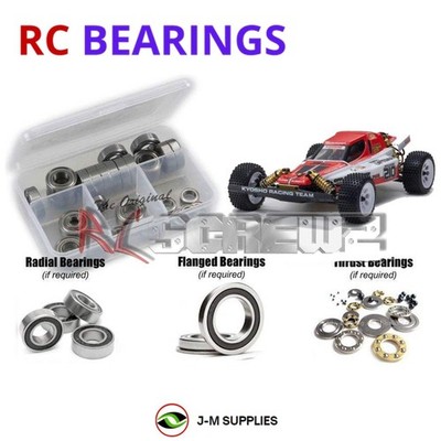 RCScrewZ Rubber Shielded Bearings kyo186r for Kyosho Turbo Optima (30619) | KIT