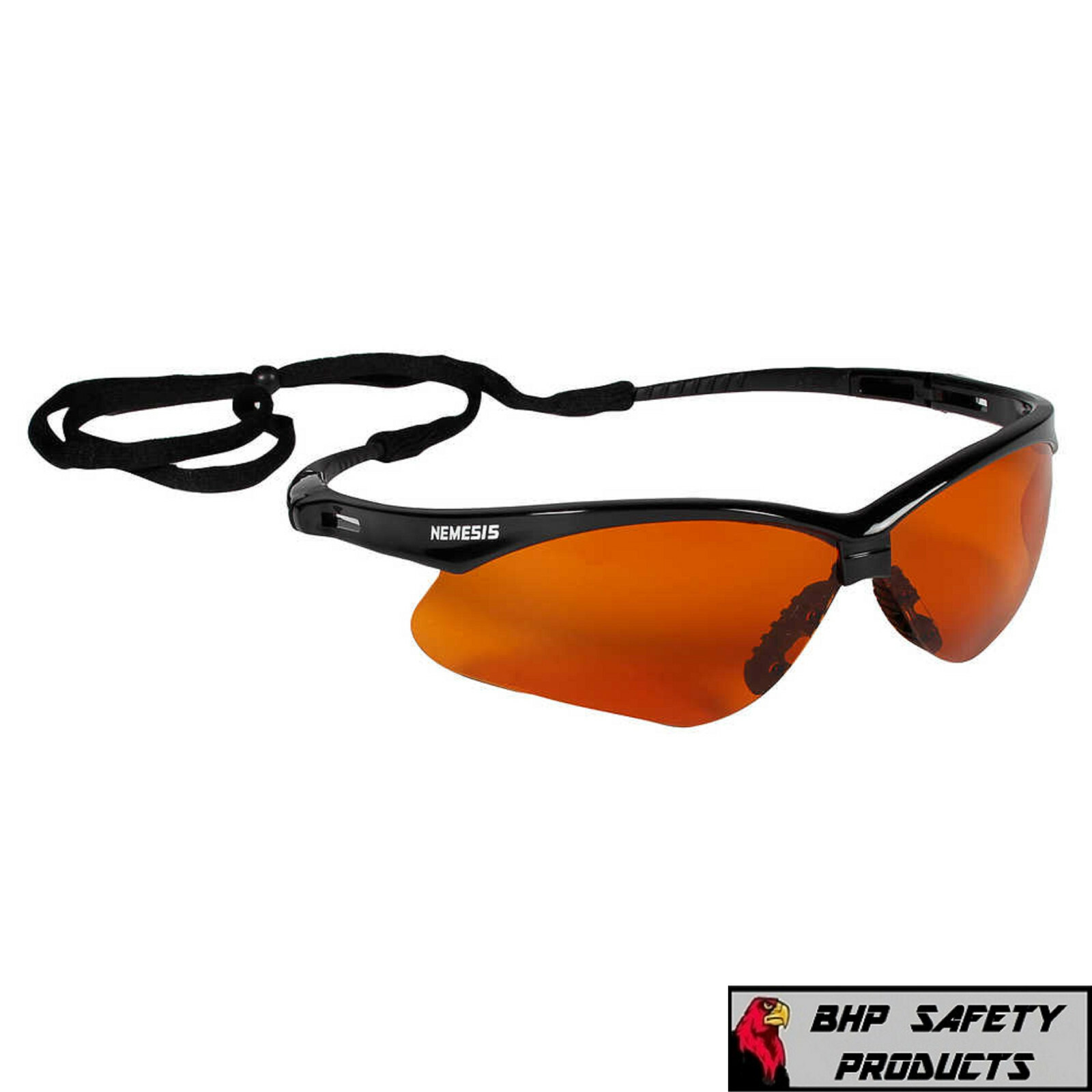 (3 PAIR) KLEENGUARD NEMESIS SAFETY GLASSES COPPER "BLUE SHIELD" LENS 19642