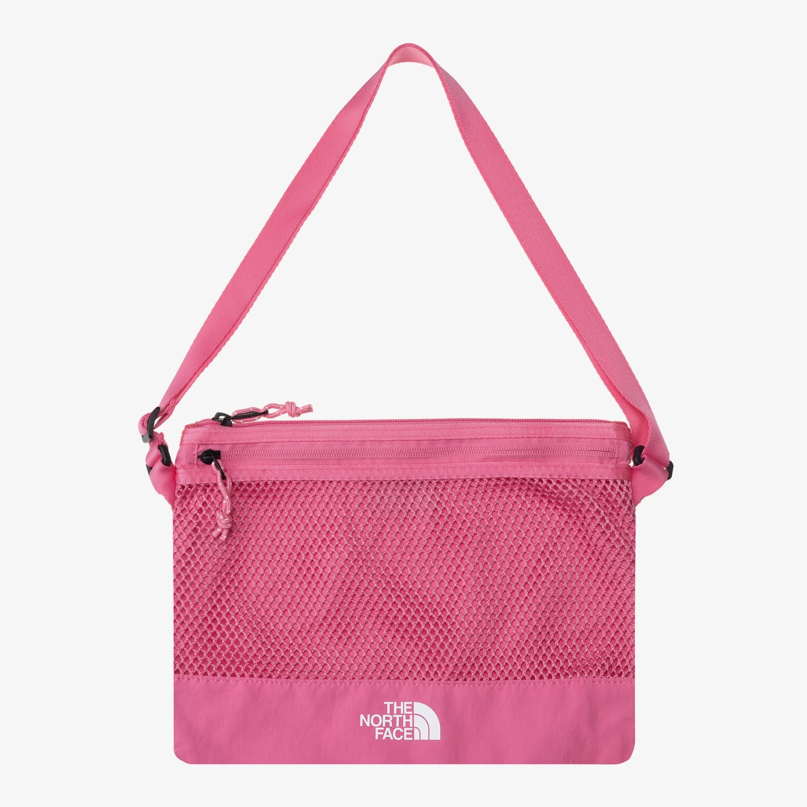 ★THE NORTH FACE★ White Label Linden Mesh Cross Bag HOT PIN New THE NORTH FACE LINDEN MESH CROSS BAG NN2PR15L HOT PINK