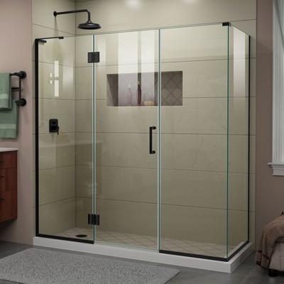 DreamLine E32322530L-09 Unidoor-X 69 1/2''W x 30 3/8''D Shower Enclosure in Black