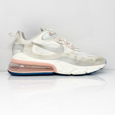 

Кроссовки Nike Air Max 270 React AO4971-100 белые кроссовки размер 9,5, Белый, Air Max 270 React