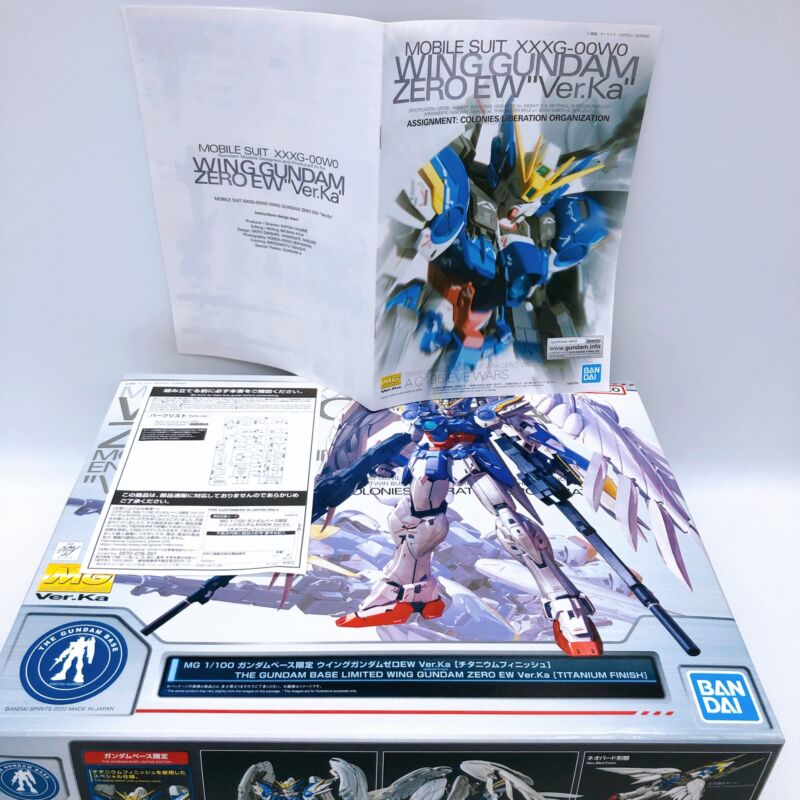 MG 1/100 Wing Gundam Zero EW Ver.Ka Titanium Finish Limited MG 1/100 Wing Gundam Zero EW Ver.Ka Titanium Finish Limited