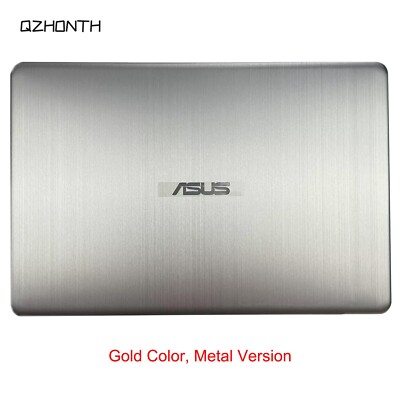 New For Asus VivoBook S510U S510UA S510UN S510UQ LCD Back Cover Gold 15.6'' Metal