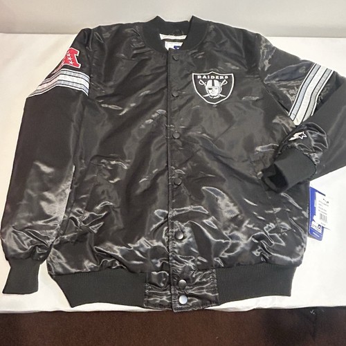Starter NFL Las Vegas Raiders Jacket Men's Large Black