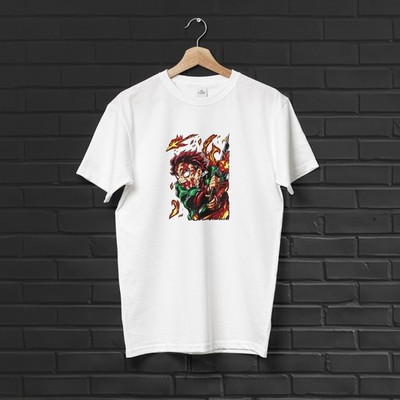 Tanjiro Kamado T-shirt, Demon Slayer Merch, Anime Fan Gift, Kimetsu No Yaiba