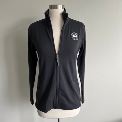 Pebble Beach Golf Links Collection Full Zip Mock Neck Jacket Soft Black S NWT