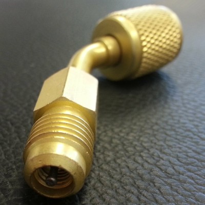 Ductless Mini Split System Charging Vacuum Port Adapt...