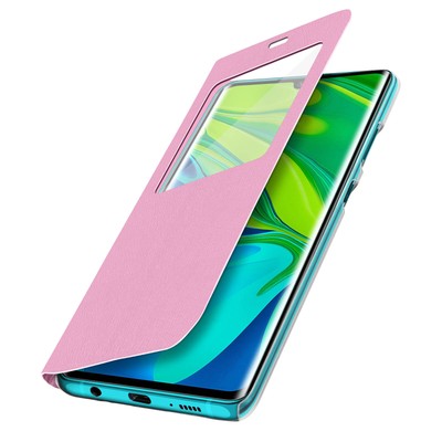 Clear View Case for Xiaomi Mi Note 10 Lite Ultra-thin - Pink