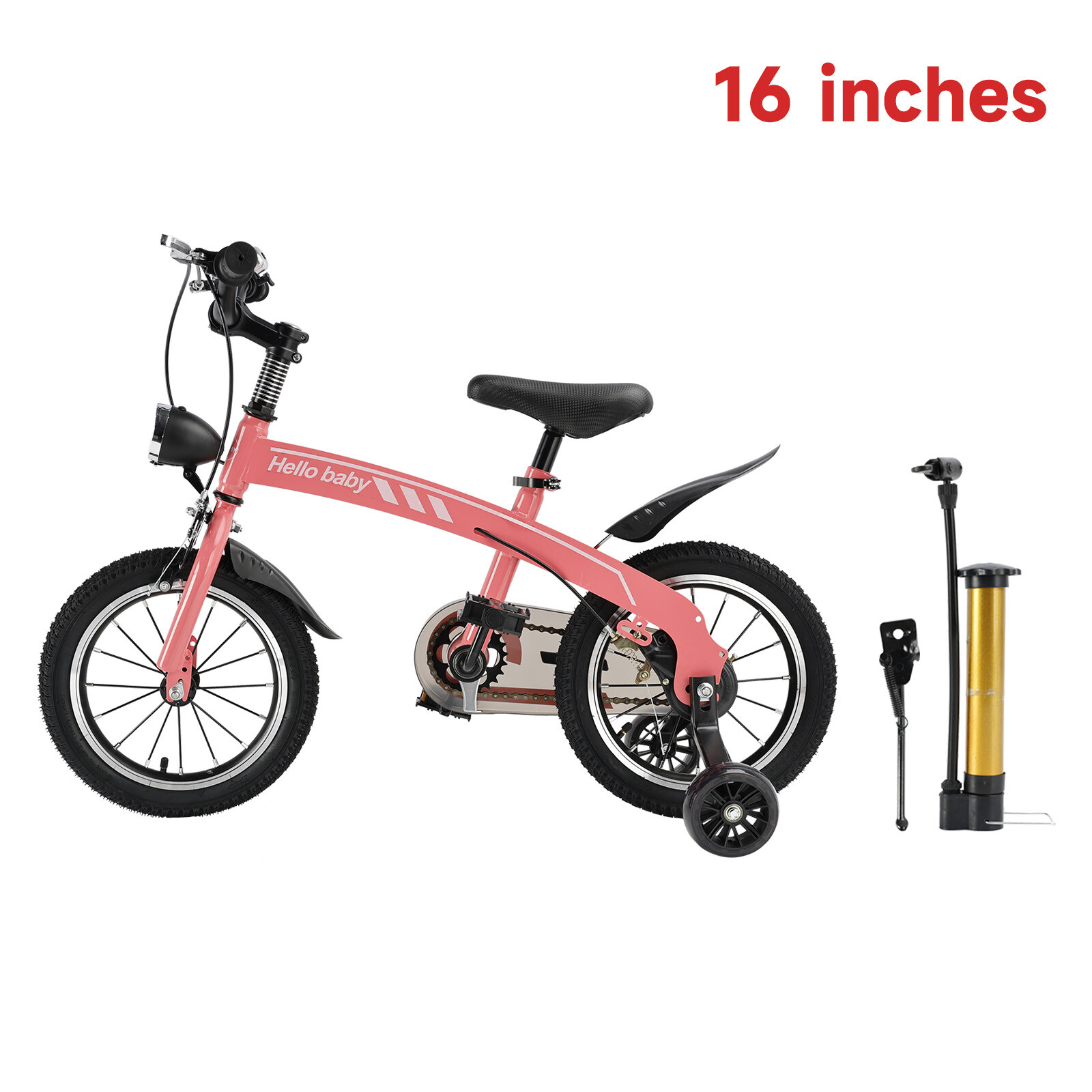 16 inches kid's bike children bicycle with LED headlight boys and girls gift