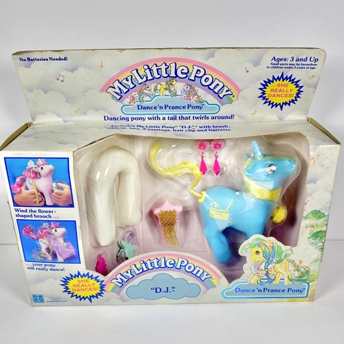 【vintage】My Little pony｜イヤホンジャック Vintage G1 My Little Pony D.J. Unicorn Dance N Prance 1988