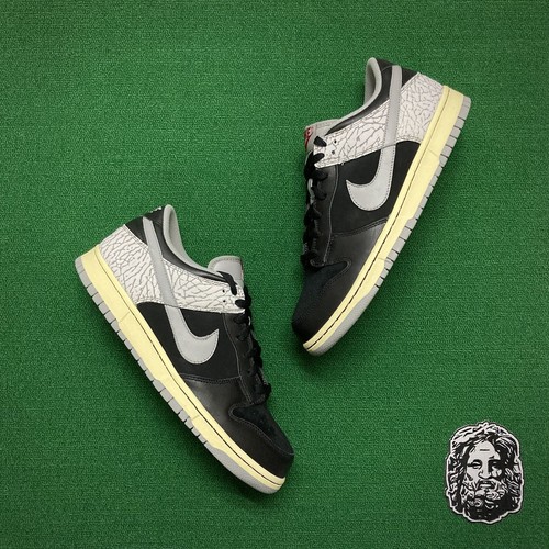 スニーカー Nike Dunk Low J-Pack Black Cement (2009) Nike Dunk Low J-Pack Black Cement (2006/2009) – RIF LA
