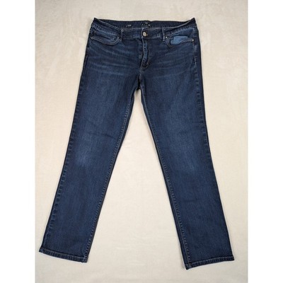 White House Black Market The Slim Jeans Dark Wash Denim Womens 14S 570213400