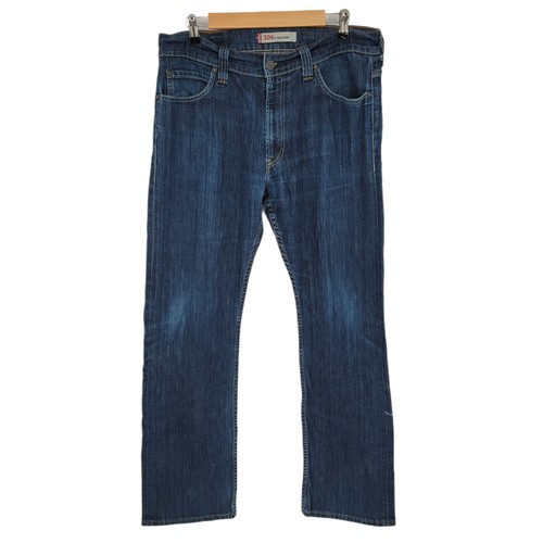 Купить Levis Standard Straight 36x32 Lightweight Blue Jeans Distressed  (Джинсы) заказать с доставкой лот № 265130872813