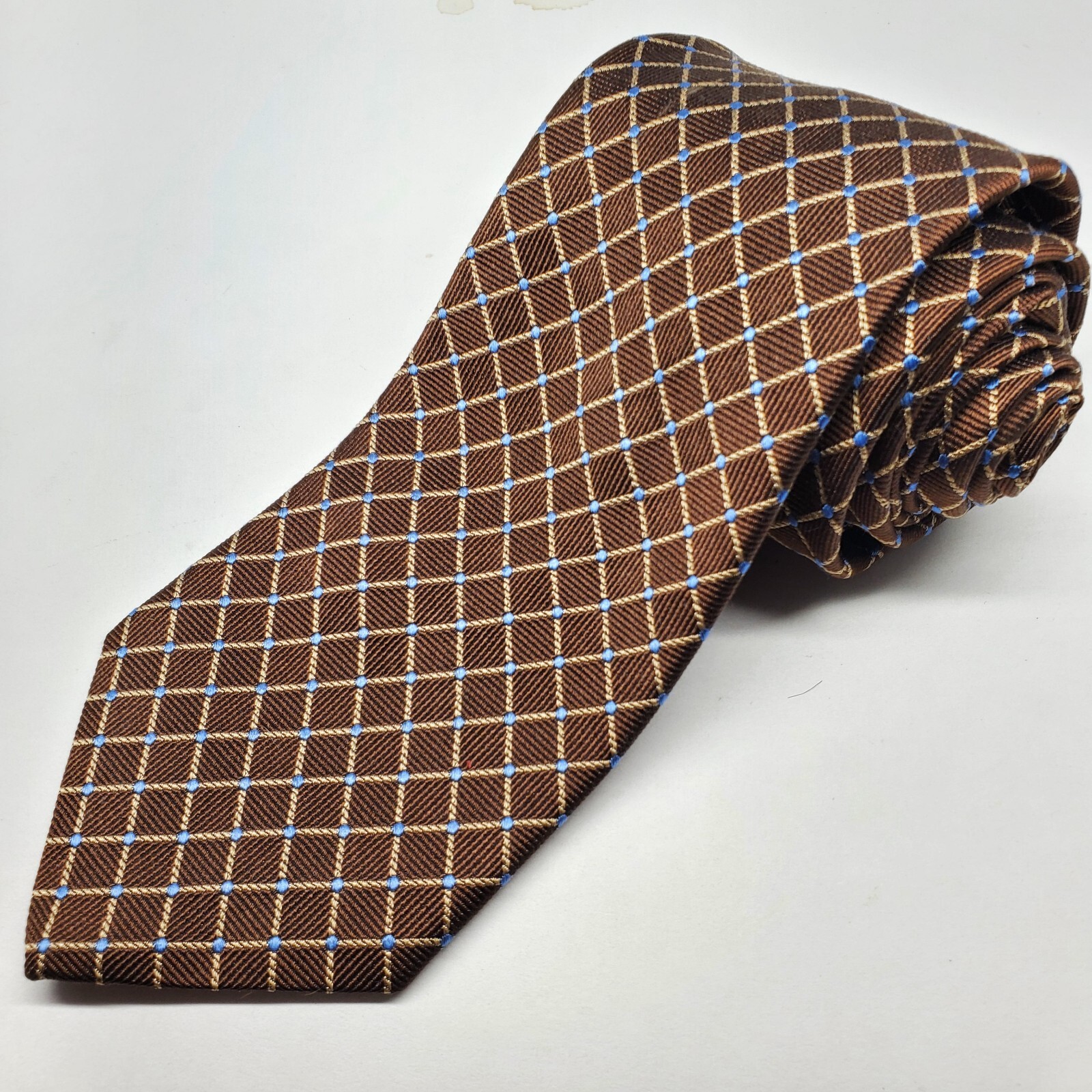 BROOKS BROTHERS Makers Mens 100% Silk Necktie USA Designer