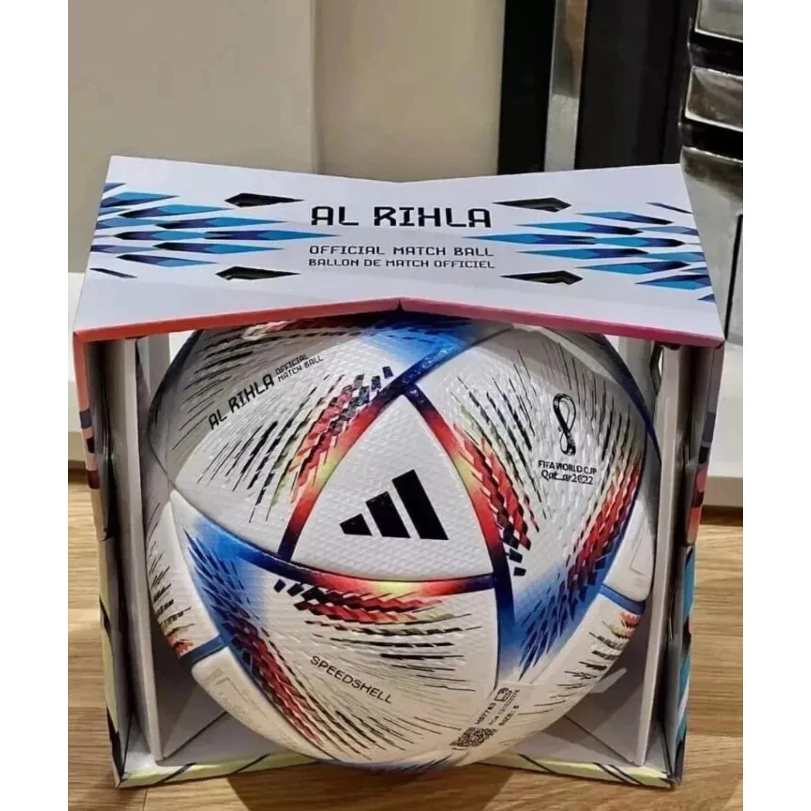 AL RIHLA サッカーボール FIFAワールドカップ2022 Adidas FIFA WORLD CUP Qatar 2022 AL RIHLA OFFICIAL MATCH