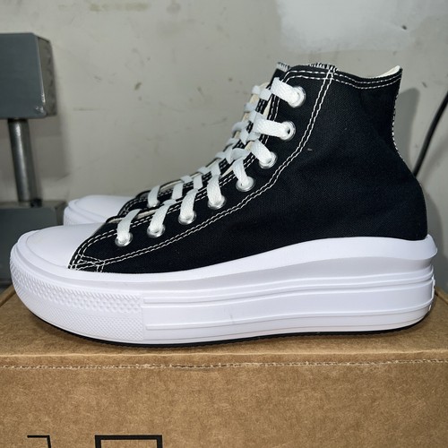 CONVERSE CTAS MOVE HI ブラック/ホワイト 9 US Chuck Taylor All Star Move Platform Women's High Top Shoe