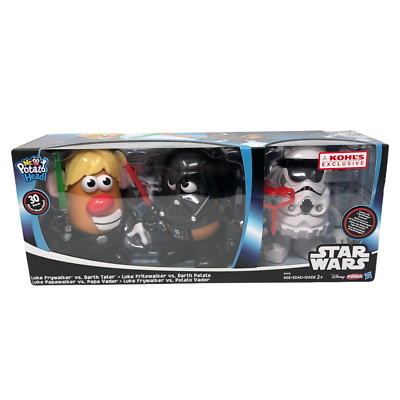 NIB Star Wars Mr Potato Head Luke Frywalker Darth Tater