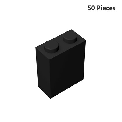 3245 Brick 1X2X2 Black Bricks 50 PCS Bricks, Pieces & Parts 100% Compatible