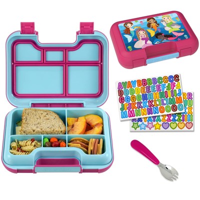Mainstream Source Kids Grab-and-Go Bento Lunch Bento Box   Includes Removable...
