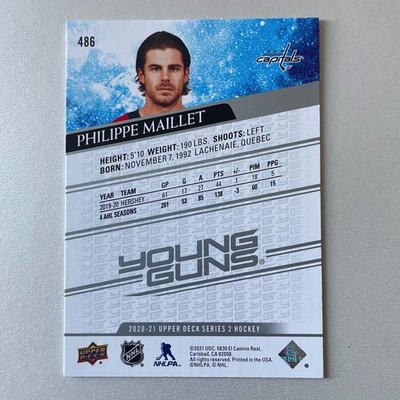 2020 Upper Deck Series 2 #486 Philippe Maillet RC Young Guns