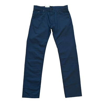 NWT Hugo Boss Men's Regular Fit Stretch Twill Tapered Leg Jeans Pants 32X32 $178