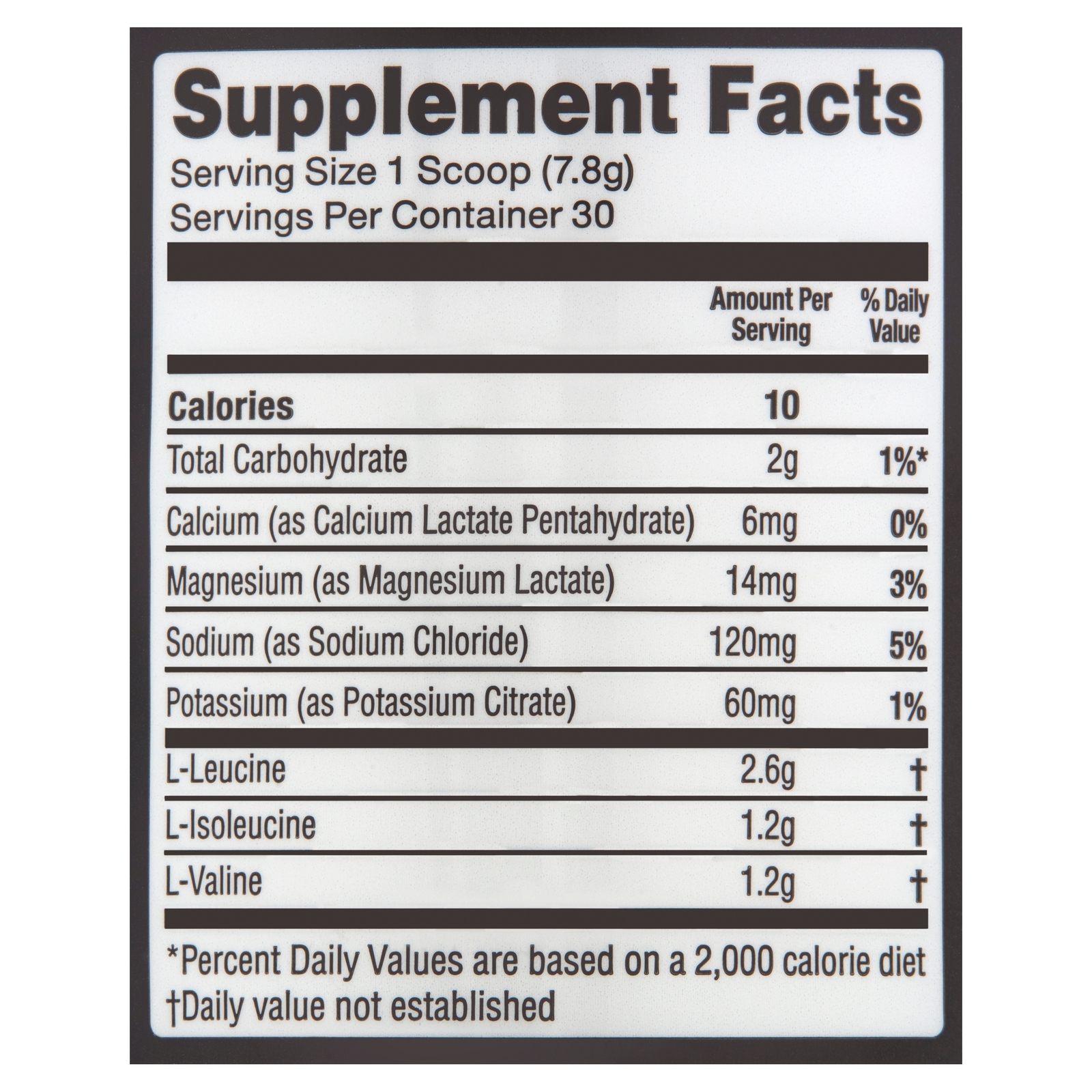 Equate Post Workout Fruit Punch Branch Chain Amino Acid