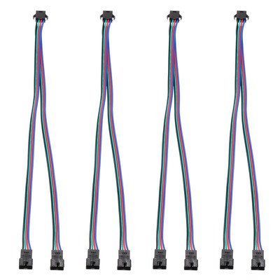 ARGB Splitter Cable, 4Pcs Fans RGB Extension Power Cord with 4Pin Splitter Cable
