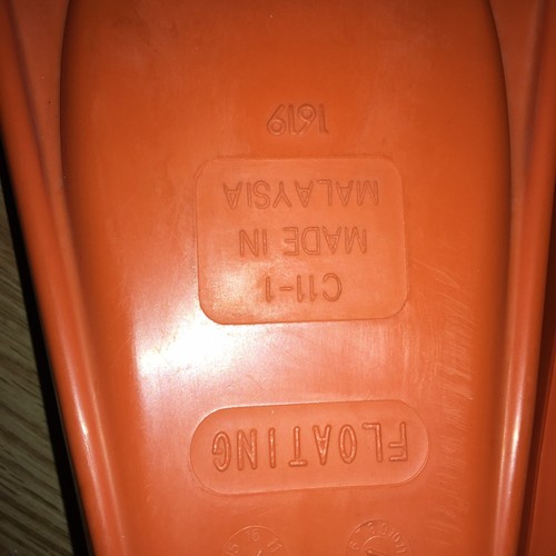 SPORTI Boy/Girl (11-1) Blue & Orange Swim Fins