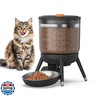 Invengo Automatic Cat Feeder with Timed Food Dispenser, One-Touch Feeding, Dual Power Supply, Anti-Bug Design, Visible 3L Hopper – Automatic Pet Feeder for Cats and Small Dogs