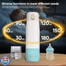 Portable Bottle Warmer for Travel, Bottle Warmer On The Go with Quick Heating, Preset Modes and PreciseTemperature Control, Water and Milk Warmer with Long Battery Life, Blue
